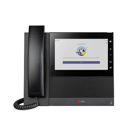 HP 82Z84AA Poly CCX 600 üzleti médiatelefon Microsoft Teams- és PoE-támogatással