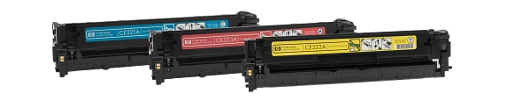 HP® 128A Cyan LaserJet Toner Cartridge (CE321A)