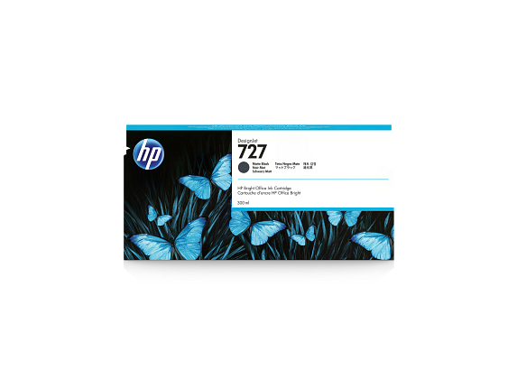 HP 727 300 ml Matte Black DesignJet Ink Cartridge WW C1Q12A - 2000x2000