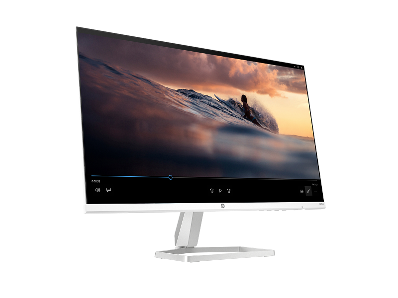 24C1 HP Series 5 23.8inch FHD Monitor with Speakers 524sa CeramicWhite ScreenSH CoreSet FrontRight W
