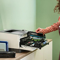 HP 499R0F Color LaserJet Pro 3202dw nyomtató - a garancia kiterjesztéshez végfelhasználói regisztráció szükséges!