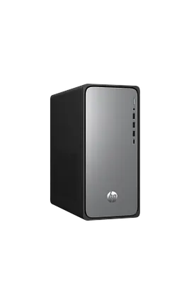 HP OmniDesk Desktop M02-0075t PC, Windows 11 Home, Intel® Core™ i7, 16GB RAM, 2TB SSD, Meteor silver