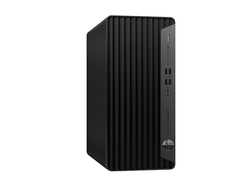 HP Elite Tower 800 G9 Desktop PC GravityGrey nonODD Coreset Vertical Right Facing