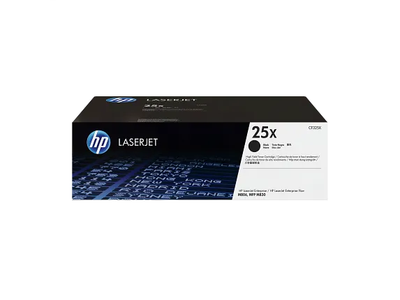 HP Laser Toner Cartridges and Kits, HP 25X High Yield Black Original LaserJet Toner Cartridge, CF325X