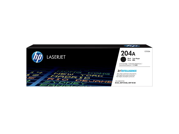 HP Laser Toner Cartridges and Kits, HP 204A Black Original LaserJet Toner Cartridge, CF510A