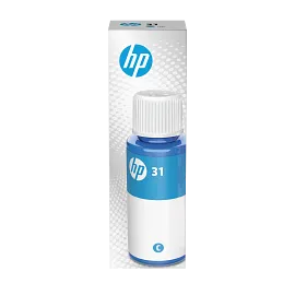 HP 31 70-ml Cyan Original Ink Bottle, 1VU26AN