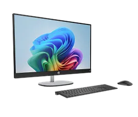 HP All-in-One Desktop Next Gen AI 27-ct2075m PC, Windows 11 Home, 27", AMD Ryzen™ AI 7, 16GB RAM, 512GB SSD, FHD, Jet black
