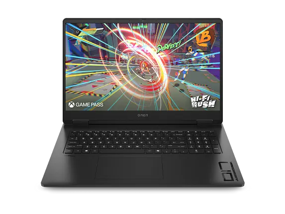 HP Home Laptop PCs, OMEN Gaming Laptop 17, Windows 11 Home, 17.3", AMD Ryzen™ 7, 16GB RAM, 1TB SSD, NVIDIA® GeForce RTX™ 4070, QHD, Shadow black