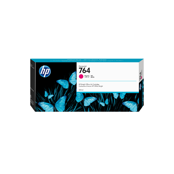 HP 764 300-ml Magenta DesignJet Ink Cartridge