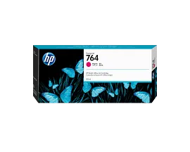 HP 764 300-ml Magenta DesignJet Ink Cartridge, C1Q14A