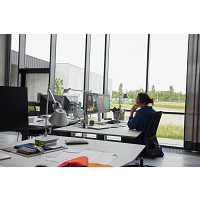 HP 8L5A7AA Poly Savi 8410 Office monaurális DECT 1880–1900 MHz-es headset