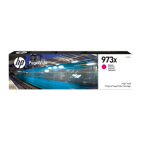 HP 973X F6T82AE nagy kapacitású bíbor eredeti tintapatron PageWide 452 477 (7000 old.)