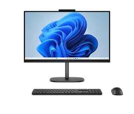 HP OmniStudio All-in-One Desktop 24-cu0027t PC, Windows 11 Home, 23.8", Intel® N-series, 16GB RAM, 512GB SSD, FHD, Jet black