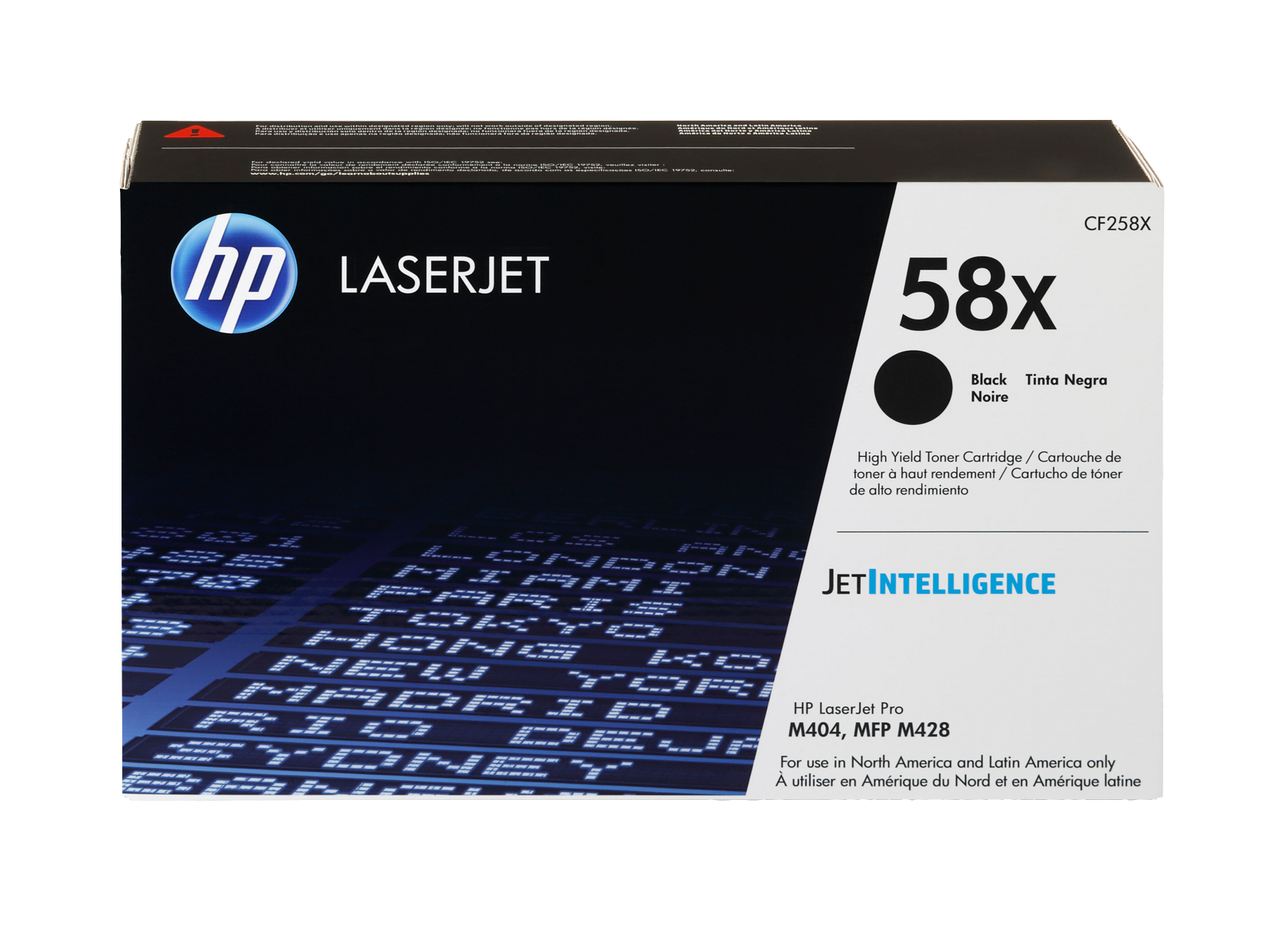 HP 58X schwarze Original LaserJet-Tonerkassette mit hoher Kapazität, ~10.000 Seiten, CF258X - Bild 1 von 9