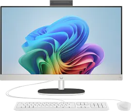 HP All-in-One Desktop Next Gen AI 24-ct2055m PC, Windows 11 Home, 23.8", AMD Ryzen™ AI 5, 16GB RAM, 512GB SSD, FHD, Shell white