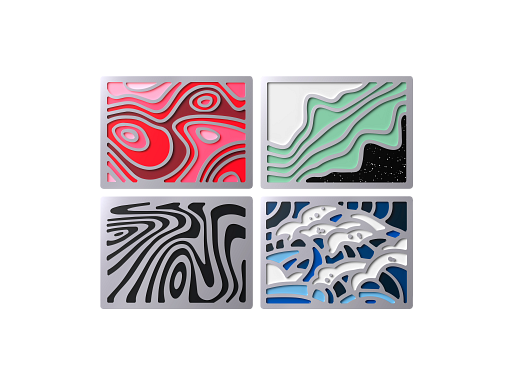 HyperX Abstract Series Magnetic Badge