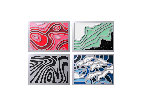 HyperX Keyboard Accessories, HyperX Abstract Series Magnetic Badge
