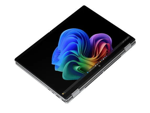 HP OmniBook X Flip 2-in-1 Laptop Next Gen AI 14-fk0047nr 14", Touch screen, Windows 11 Home,  AMD Ryzen™ AI 7, 16GB RAM, 512GB SSD, 2K, Meteor silver