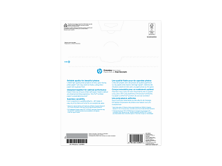 HP Everyday Photo Paper, Glossy, 52 lb, 8.5 x 11 in. (216 x 279 mm), 25 sheets Q5498A - Img_Rear_320_240