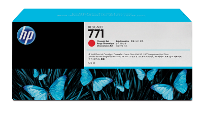 HP 771 775-ml Chromatic Red DesignJet Ink Cartridge