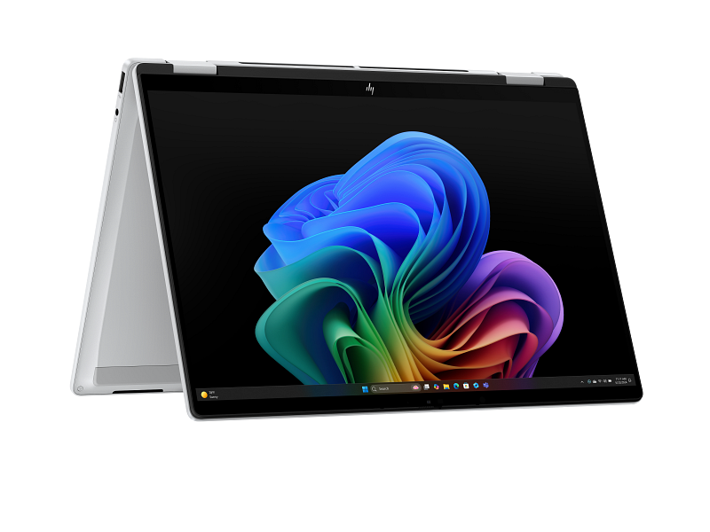 HP OmniBook X Flip 14 inch 2-in-1 Laptop Next Gen AI PC 14-fm0000_Product_Glacier silver_Product Only_Right facing