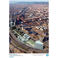 HP F9A30D DesignJet T830 36 hüvelykes többfunkciós nyomtató