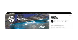 HP 981A Black Original PageWide Cartridge, J3M71A