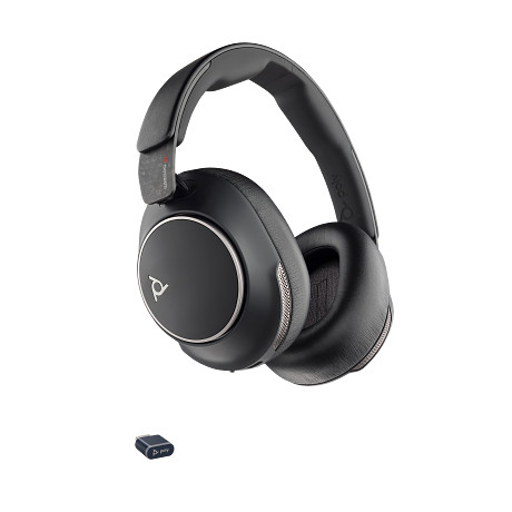 HP 8G7T9AA Poly Voyager Surround 80 UC USB-C headset + USB-C–USB-A-adapter