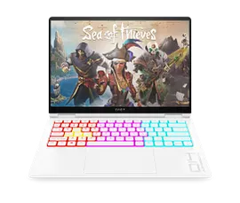 OMEN Transcend Laptop 14-fb1047nr 14", Windows 11 Home, Intel® Core™ Ultra 7, 16GB RAM, 1TB SSD, NVIDIA® GeForce RTX™ 5060, 3K, Ceramic white