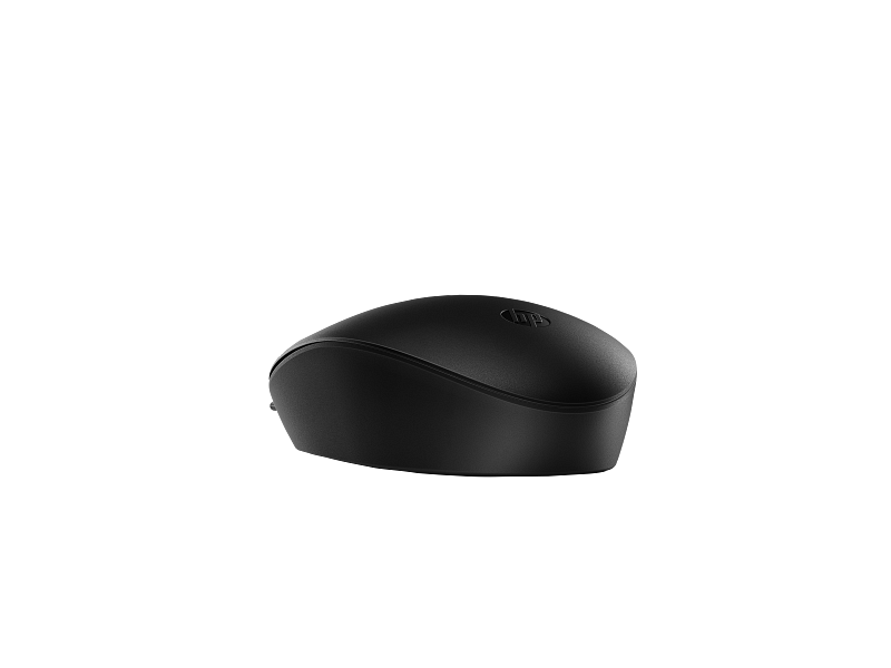 HP 128 Laser Wired Mouse - Bottom Rear left