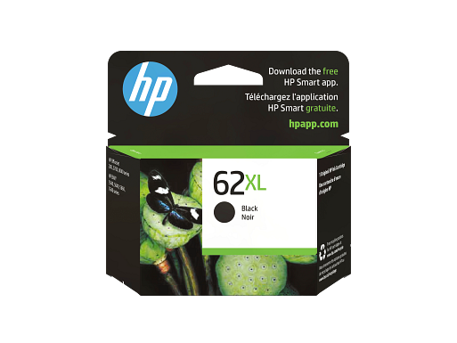 HP 62XL High Yield Black Original Ink Cartridge, C2P05AN#140