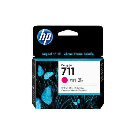 HP 711 CZ131AE bíbor tintapatron eredeti CZ131A T120 T125 T130 T520 T525 T530 29 ml