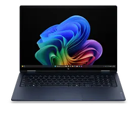 HP OmniBook X Flip 2-in-1 Laptop Next Gen AI 16, Windows 11 Home, 16", Touch screen, AMD Ryzen™ AI 9, 32GB RAM, 2TB SSD, 3K, Atmospheric blue, 2 year warranty
