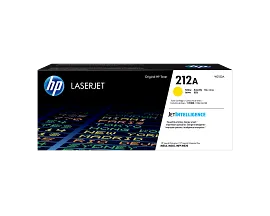 HP 212A Yellow Original LaserJet Toner Cartridge, W2122A