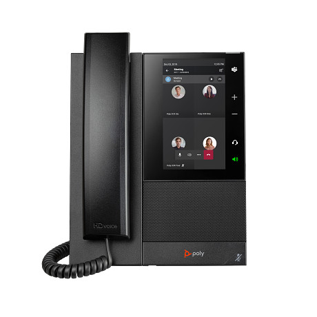 HP 82Z79AA Poly CCX 505 üzleti médiatelefon Microsoft Teams- és PoE-támogatással