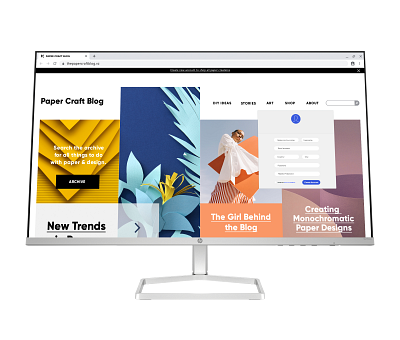 HP Series 5 27 inch FHD White Monitor - 527sw