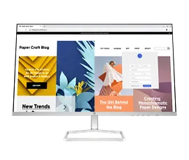 HP Series 5 27 inch FHD White Monitor - 527sw