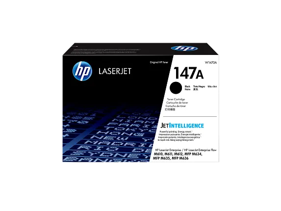 HP 147A Black Original LaserJet Toner Cartridge, W1470A