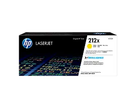 HP 212X High Yield Yellow Original LaserJet Toner Cartridge, W2122X