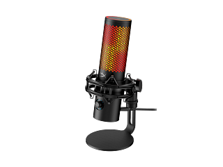 HyperX QuadCast マイク レッド/ブラック【美品】 HyperX HP QuadCast Rouge