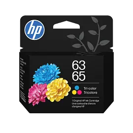 HP 63/65 Tri-color Original Ink Cartridge, B7RT2AN