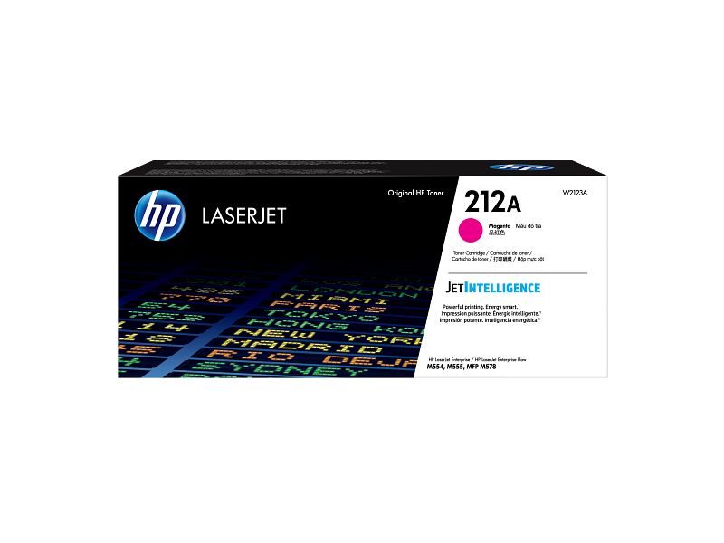 HP 212A Magenta Toner Cartridge - W2123A W2123-00901a USRow
