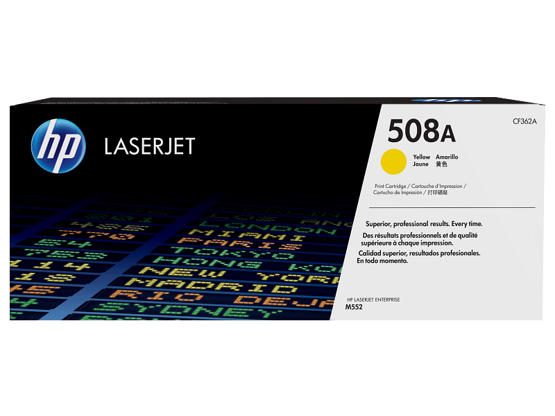 HP 508A Yellow Original LaserJet Toner Cartridge | HP® Middle East