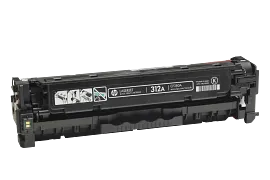 HP 312A Black Original LaserJet Toner Cartridge, CF380A