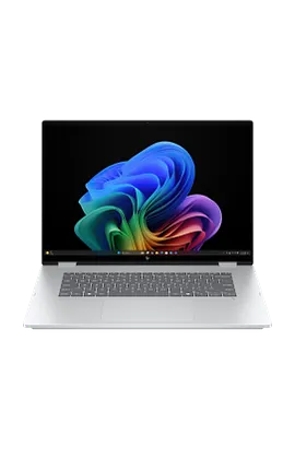 HP OmniBook 7 FlipNGAI 16, Windows 11 Home, 16", Touch screen, Intel® Core™ Ultra 7, 16GB RAM, 512GB SSD, 2K, Glacier silver