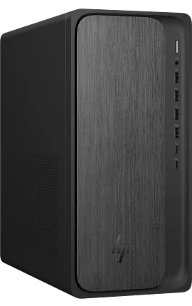 HP OmniDesk Desktop M02-0085m PC, Windows 11 Home, AMD Ryzen™ 7, 16GB RAM, 1TB SSD, Gray wood