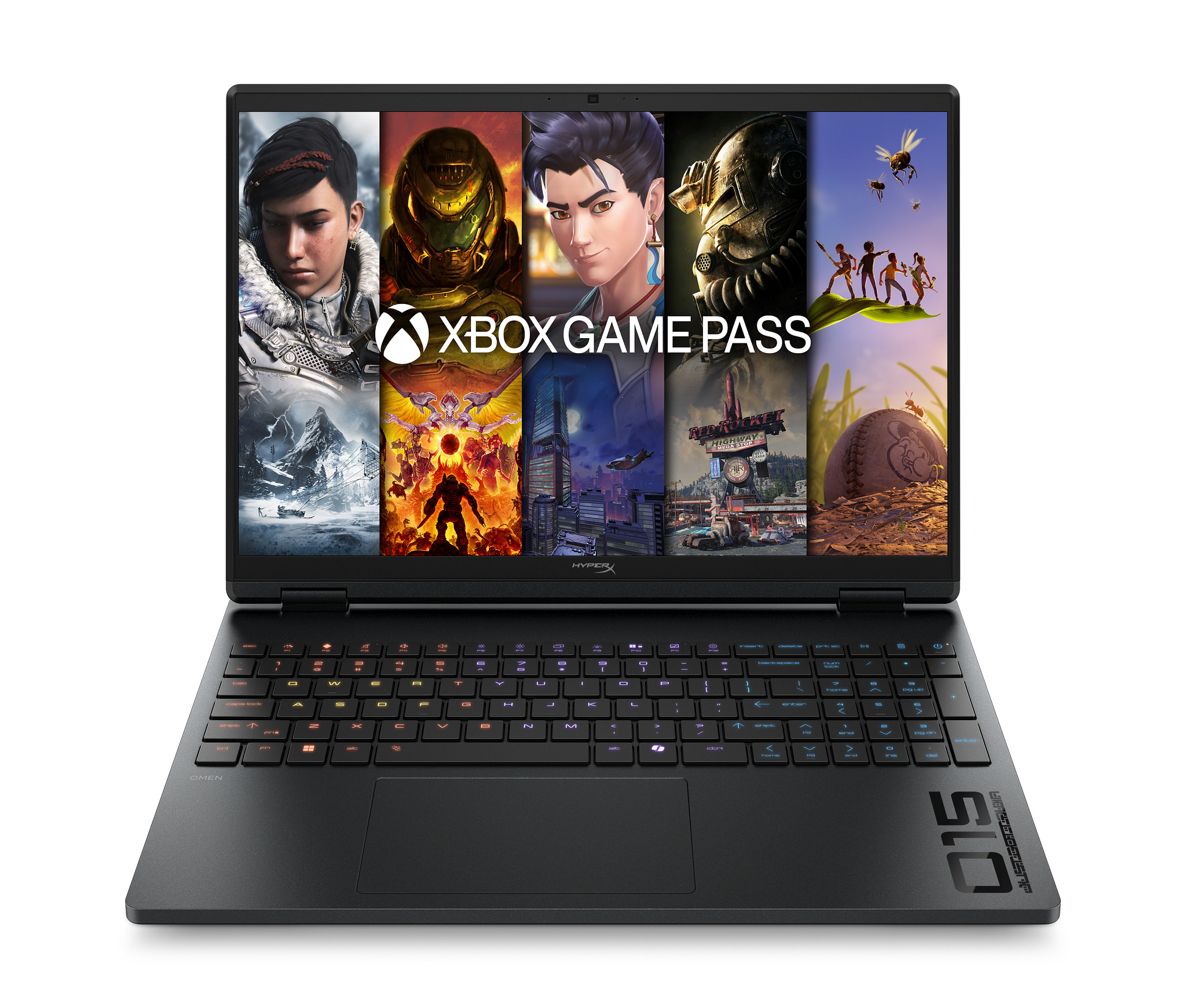 HyperX OMEN 15 inch Gaming Laptop PC 15, Windows 11 Home, 15.3", AMD Ryzen™ 7, 16GB RAM, 1TB SSD, NVIDIA® GeForce RTX™ 5070, 2.5K, Iridescent black