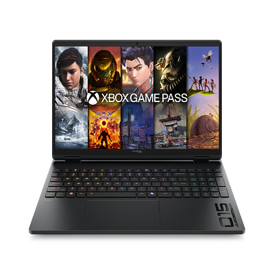HyperX OMEN 15 inch Gaming Laptop PC 15, Windows 11 Home, 15.3", AMD Ryzen™ 7, 16GB RAM, 1TB SSD, NVIDIA® GeForce RTX™ 5070, 2.5K, Iridescent black