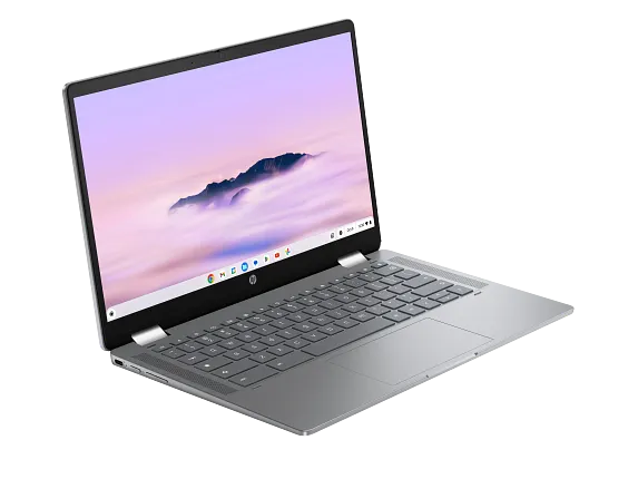 Series 5 of 18 HP Home Laptop PCs, HP Chromebook PLUS laptop x360 14b-cd0010nr, 14", touch screen, Intel® Core™ i3, 8GB RAM, 128GB UFS, FHD