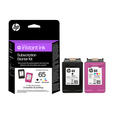 HP Instant Ink P2 65 HP Store Subscription Kit